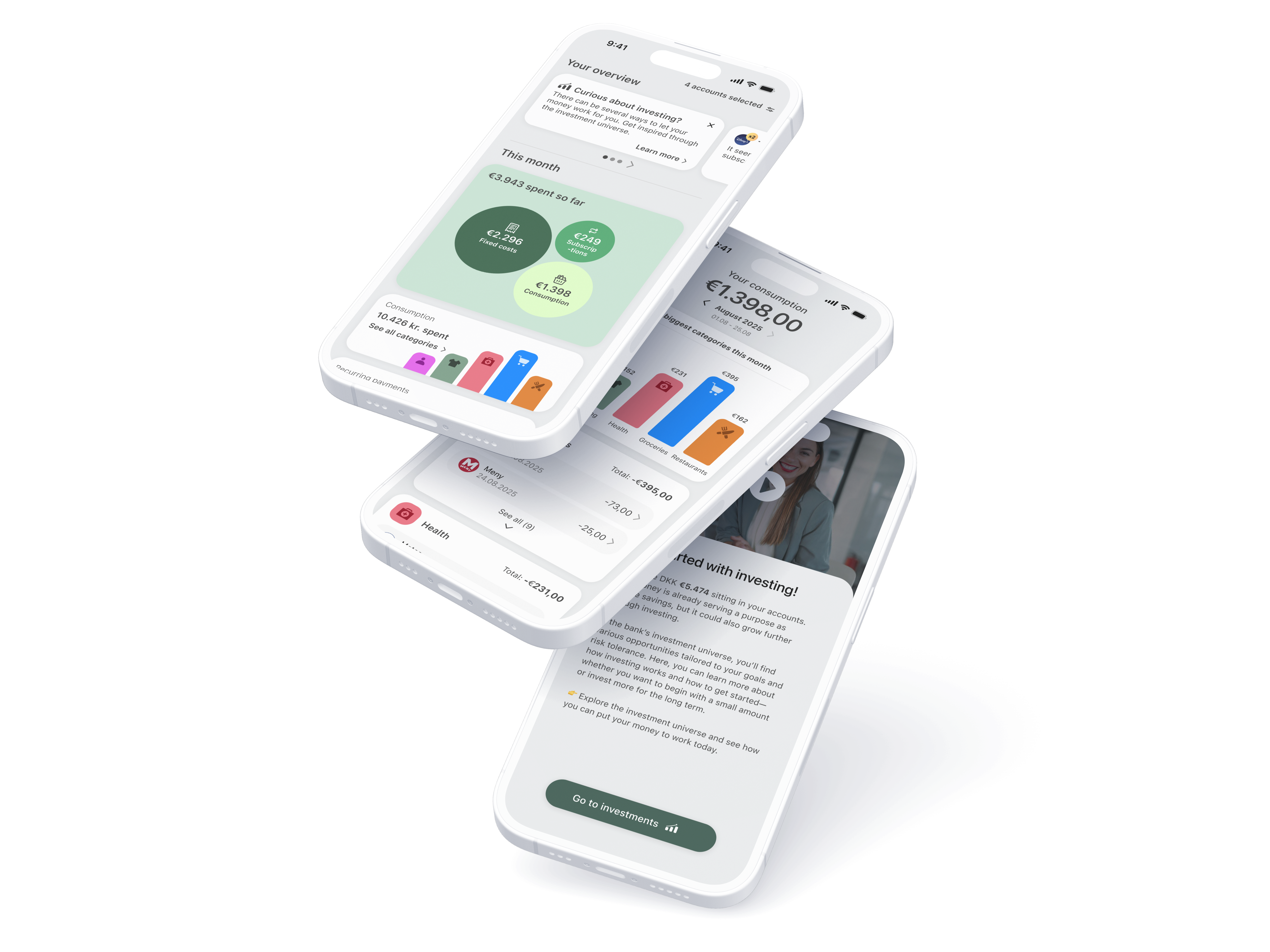 Personal Finance Management mobile app interface