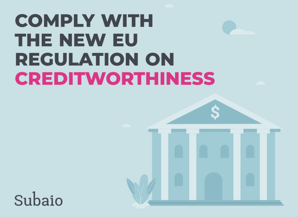 comply with regulation on creditworthiness